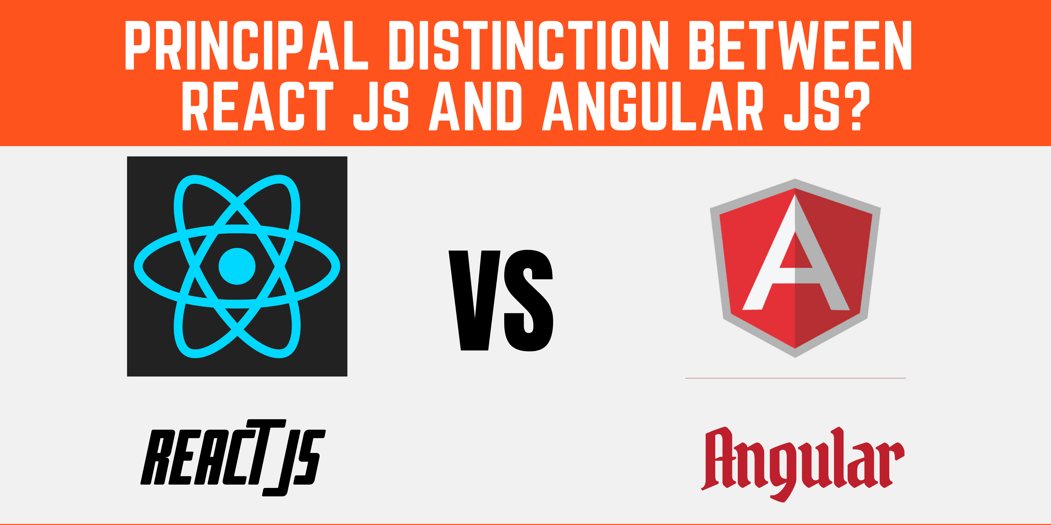 Principal Distinction Between React JS And Angular JS?